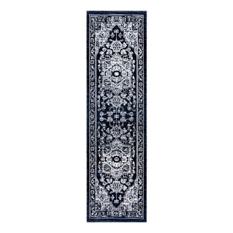 Caprice Vintage Navy Blue Runner, 2×6 | At Home
