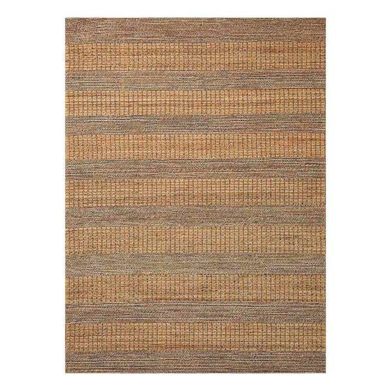 Found & Fable Aaron Brown & Natural Striped Jute Rug | At Home