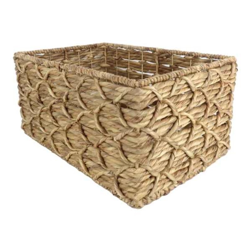 Found & Fable Kai X Weave Rectangle Storage Basket, Small
