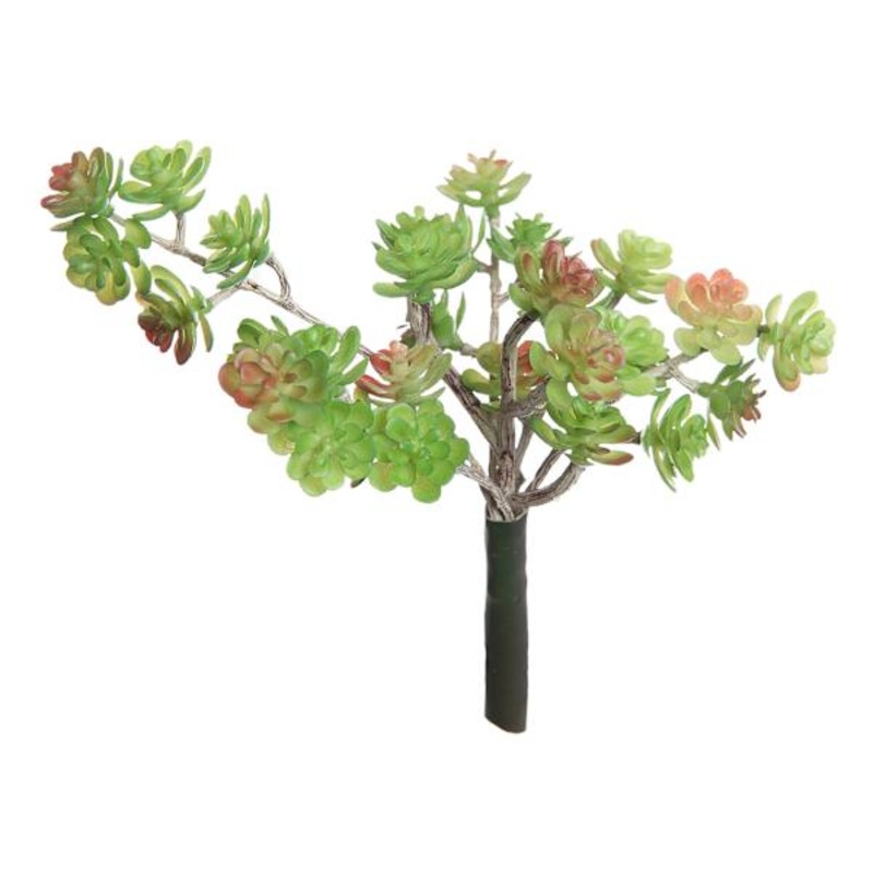 Green & Pink Mini Sedum Pick, 5.5″