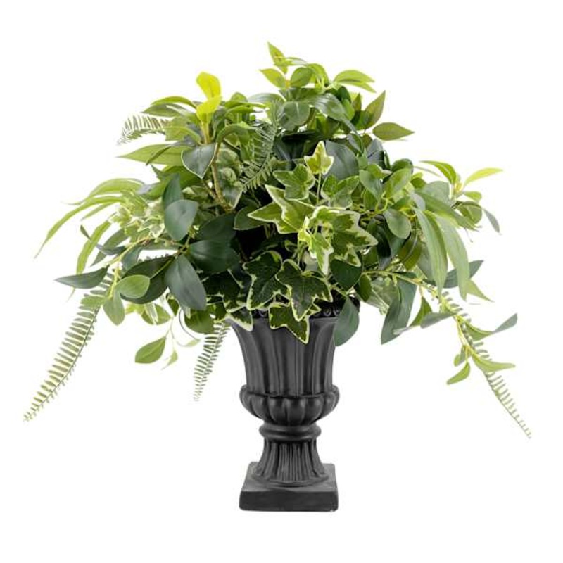 Greenery Arrangement in MGO Pot, 24″