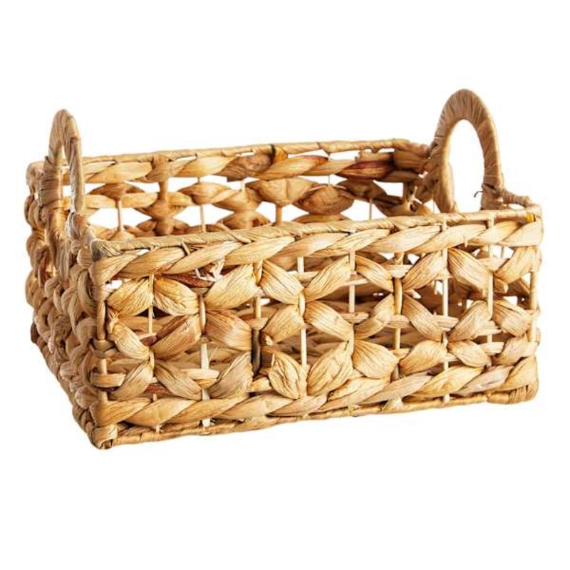 Melia Flower Weave Storage Basket Medium | At Home