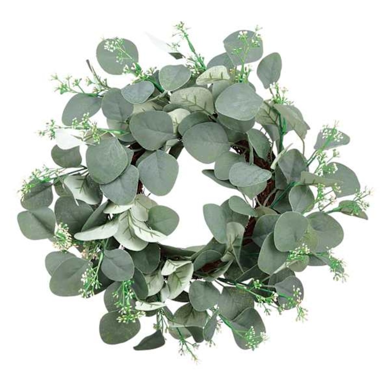 Mini Green Eucalyptus Wreath, 16″