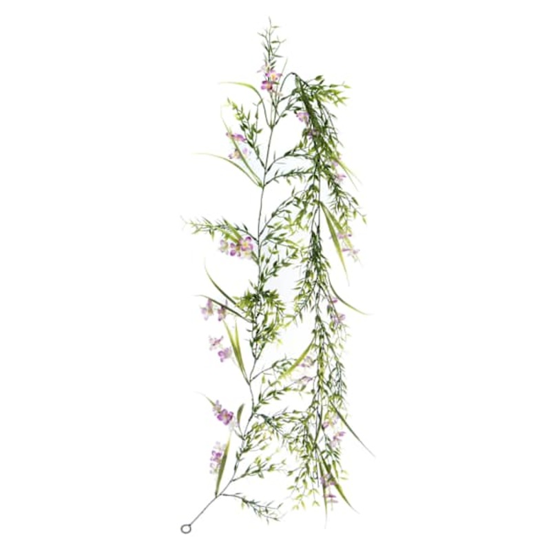 Purple Mini Flower Garland, 72″