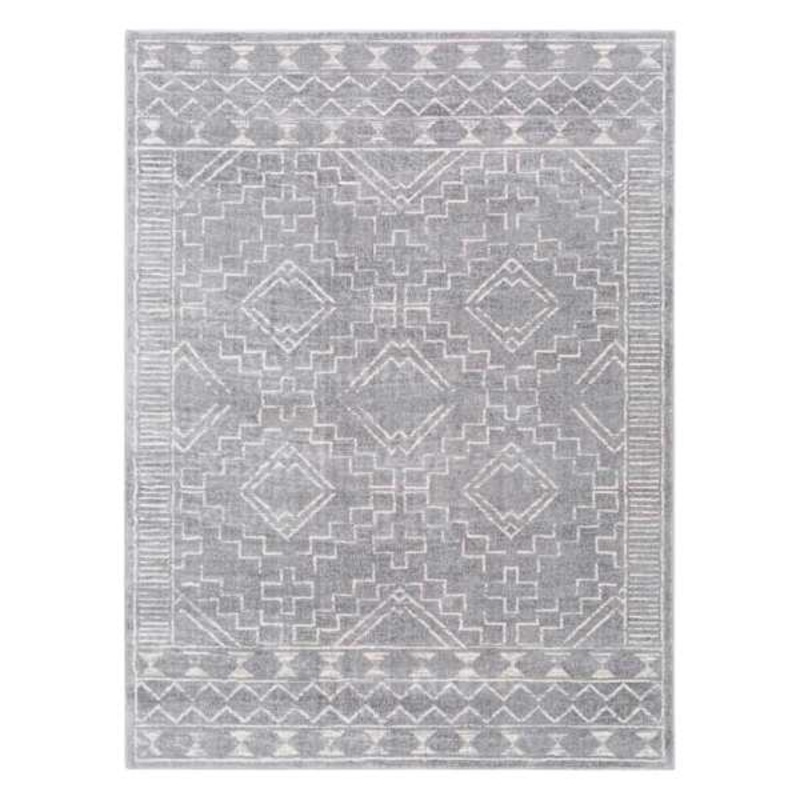 Roma Grey Global Area Rug 8×10 | At Home