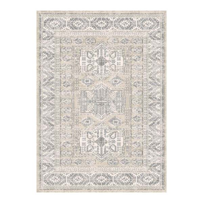 Shaydon Grey and Multicolor Woven Area Rug, 8×10 | At Home