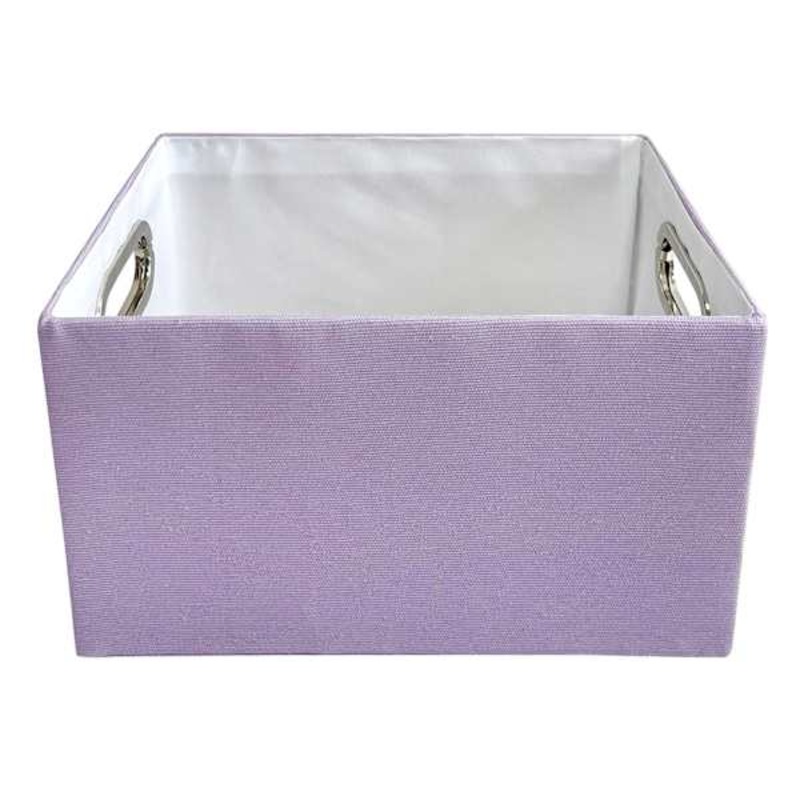 Tiny Dreamers Orchid Petal Fabric Storage Basket, Large
