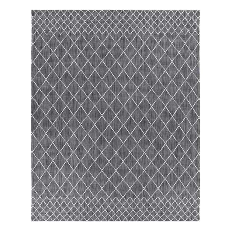 Tribal Grey Diamond Design Area Rug 8×10 | At Home