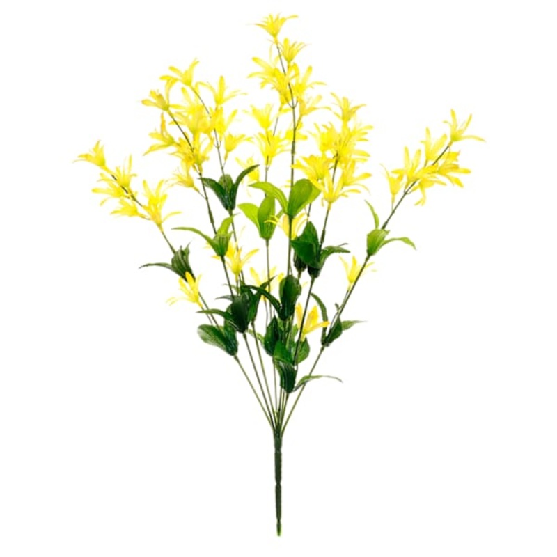 Yellow Freesia Floral Bush, 21″