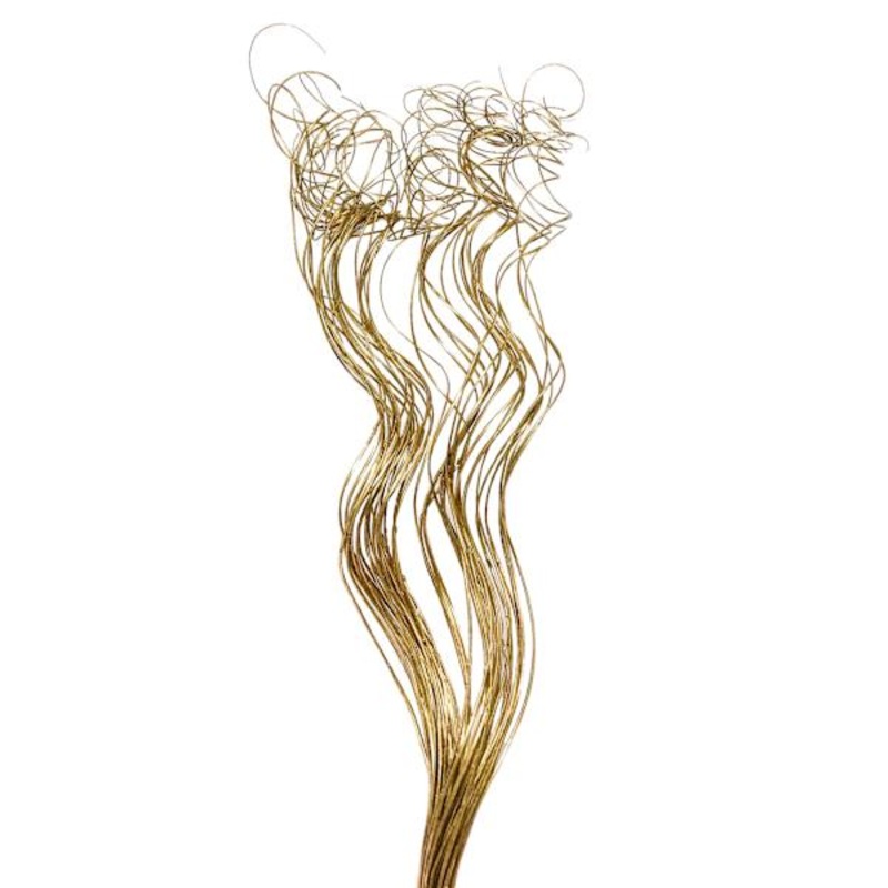 Gold Curly Ting Bundle, 28″