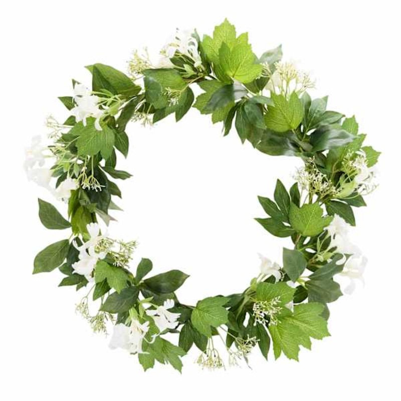 Mixed Floral Wreath, 24″