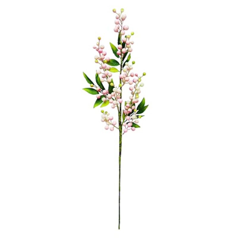 Pink Berries Floral Stem, 29″