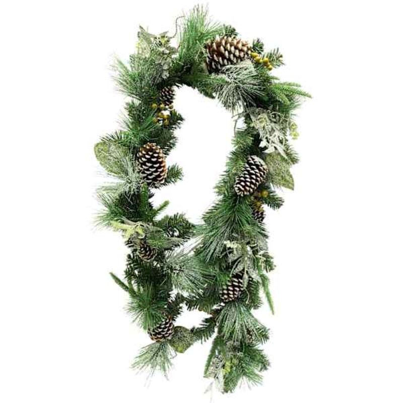 Snow Pinecones Garland 6′ | Holiday Dcor | At Home