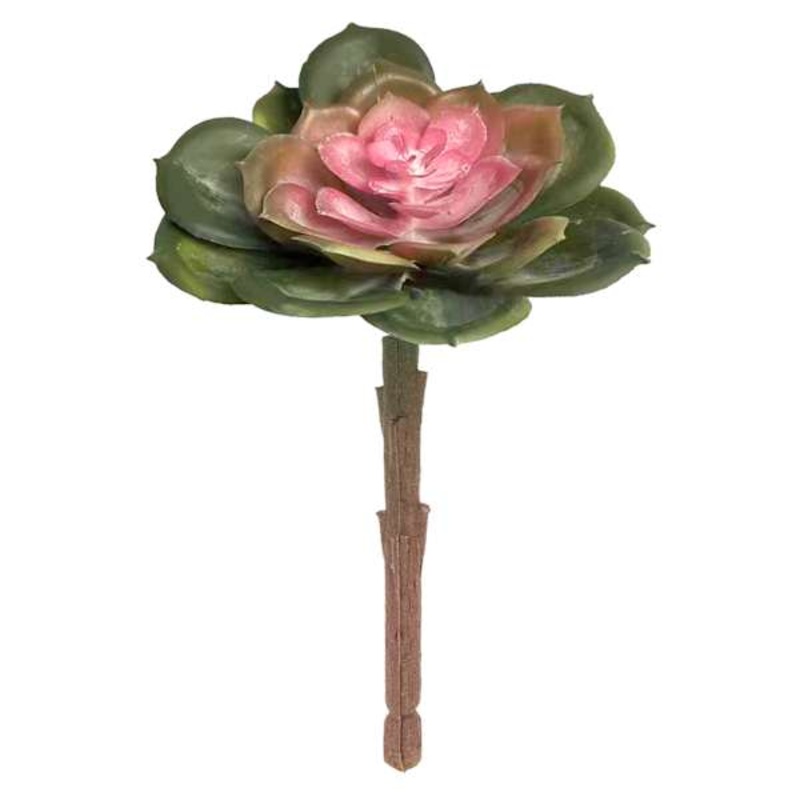 Purple Succulent Pick, 5.5″