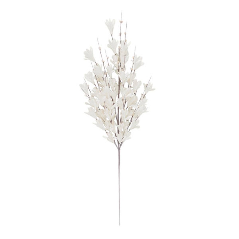 White Forsythia Floral Stem, 29″