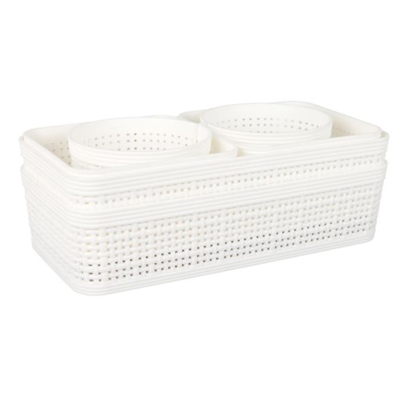 6-Piece Storage Set, White