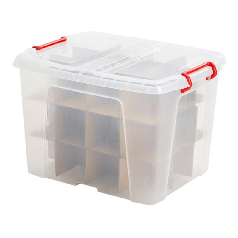 Bauble Box with 36 Dividers, 40l