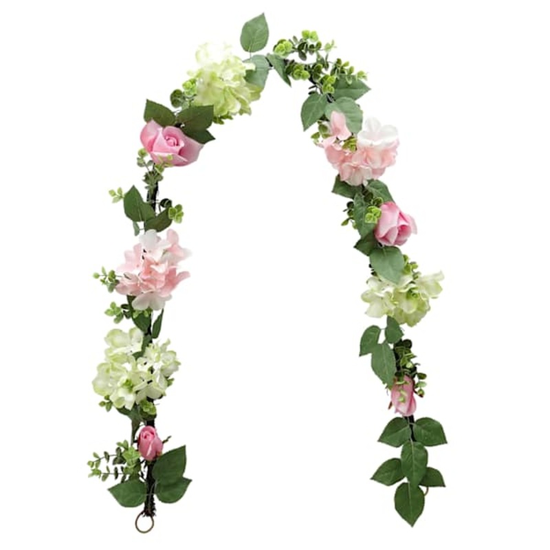Hydrangea & Rose Garland, 72″