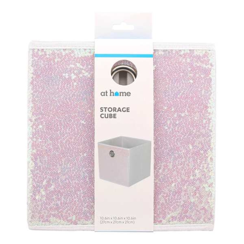 Sequin Modular Storage Cube, Metallic