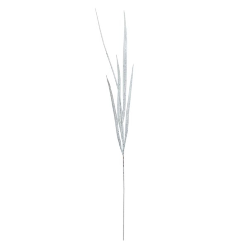 White Glittered Grass Spray 34″ | Holiday Greenery | At Home