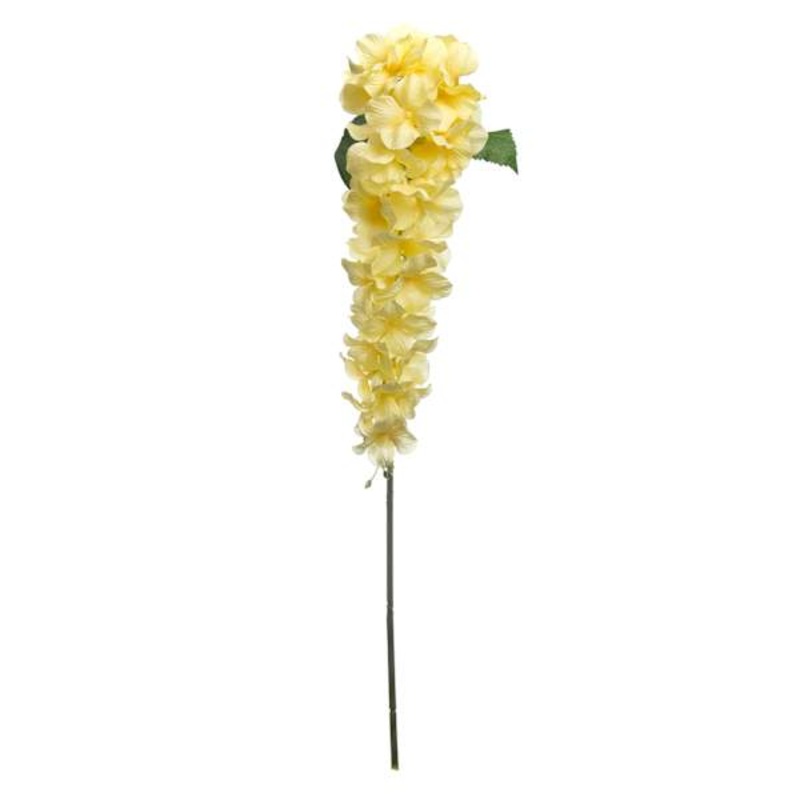 Yellow Hanging Hydrangea Spray, 40″