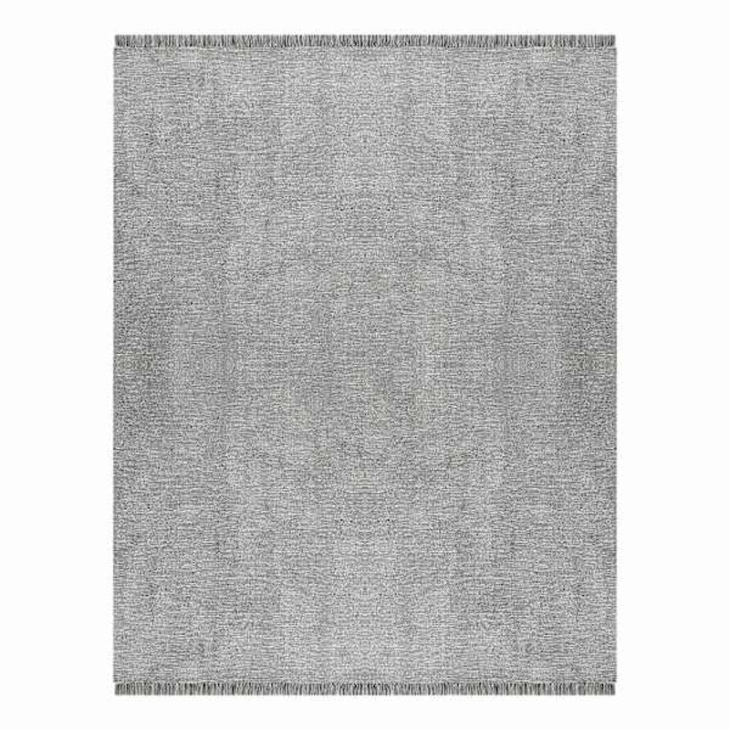 (A484) Crosby St. Breton Grey Tufted Area Rug, 8×10