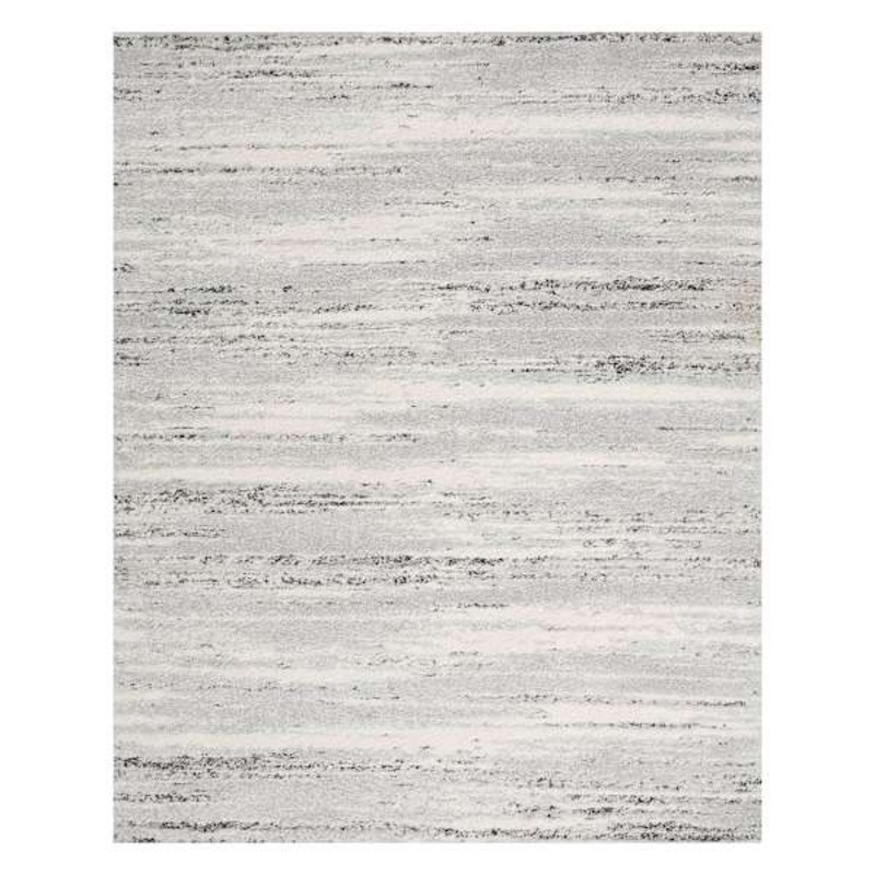 (B808) Boulder Ivory & Grey Accent Rug, 4×6