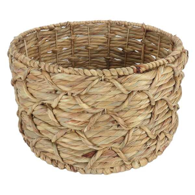 Found & Fable Kai Round X Weave Storage Basket, Small