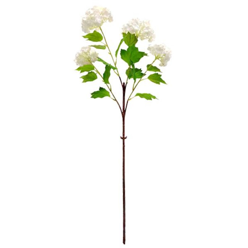 Willow Crossley White Hydrangea Floral Stem, 30″
