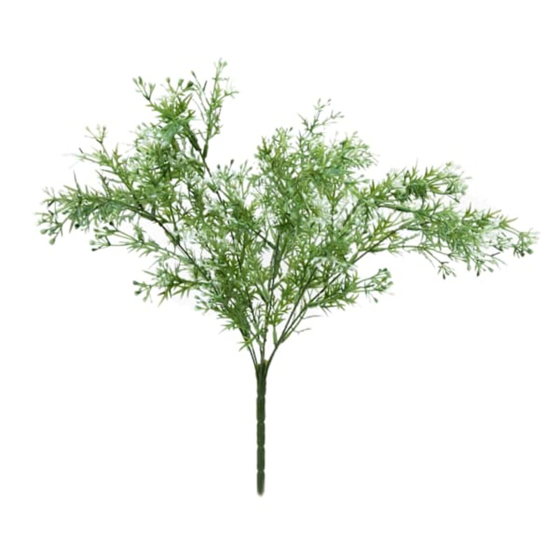 Green with White Tip Greenery Spray, 18.5″