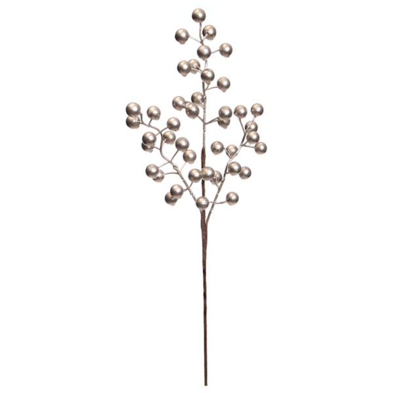 Metallic Berry Spray 18″ | Festive Holiday Accents | At Home