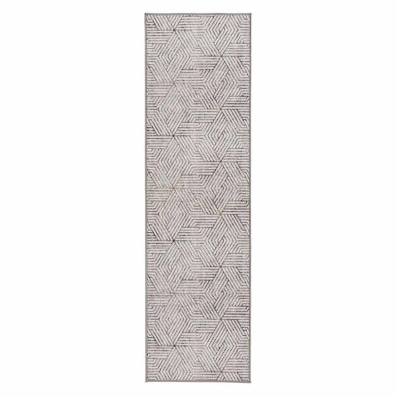 Venus Grey Geometric Runner, 2×7 | At Home