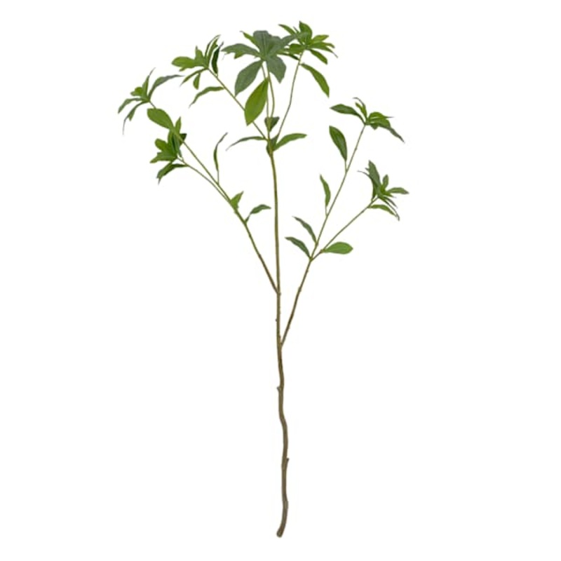 Willow Crossley Green Artificial Leaves Stem, 38″