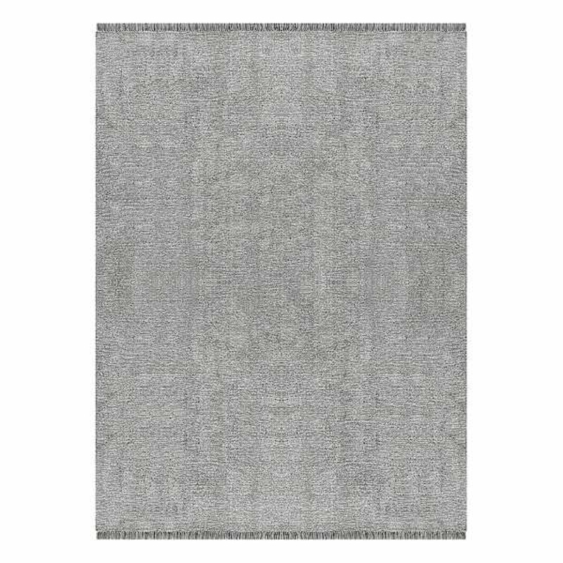 (A484) Breton Grey Tufted Area Rug, 9×12