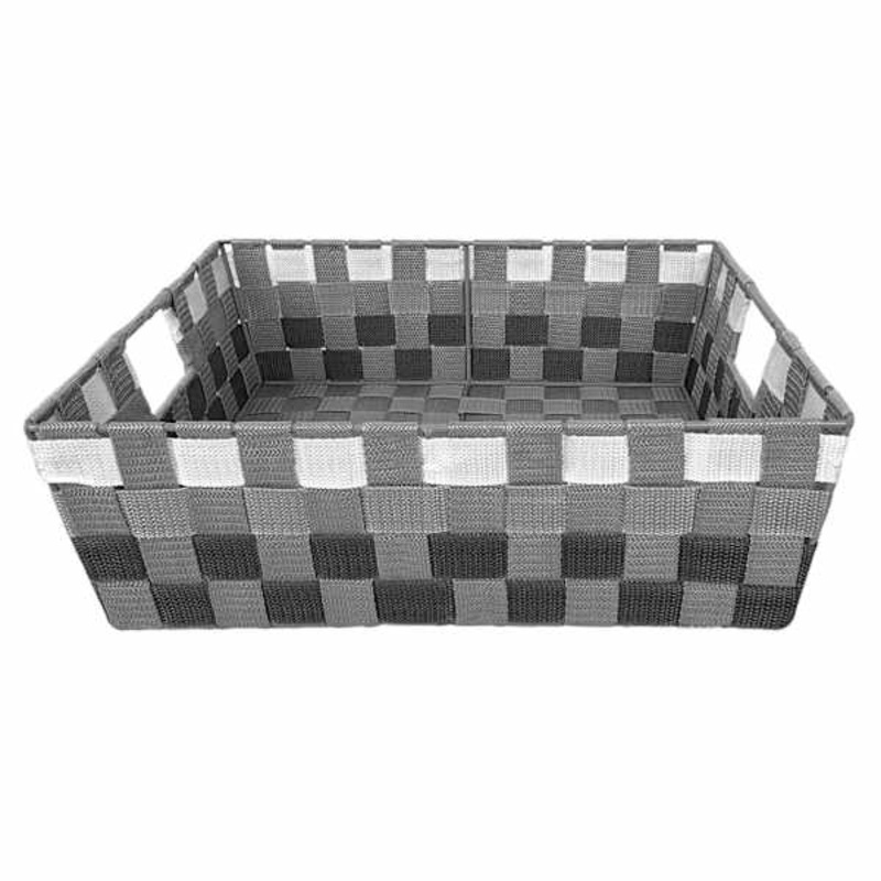 Grey Ombre Storage Basket, Large