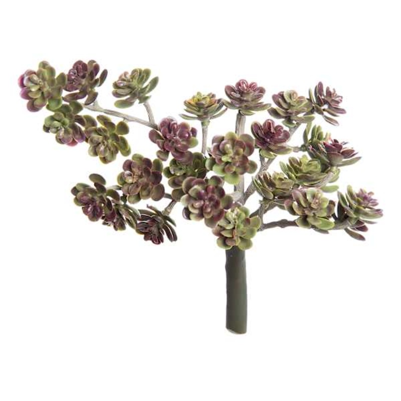 Mini Green & Purple Sedum Pick, 5.5″