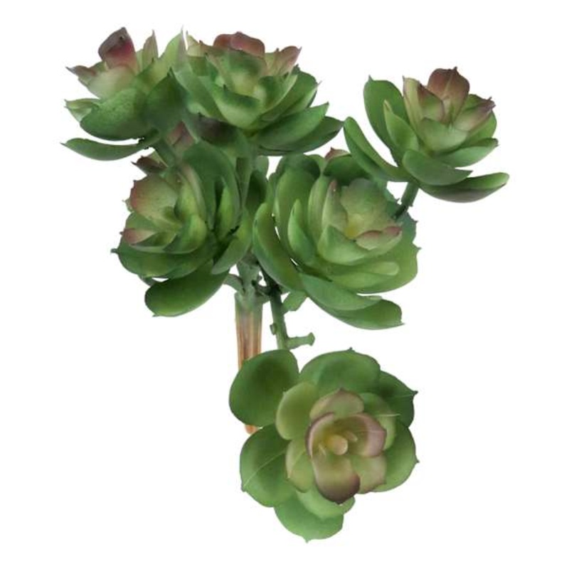 Mini Green Succulent Pick, 8″