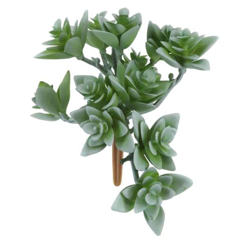 Mini Green Succulent Stem, 7″