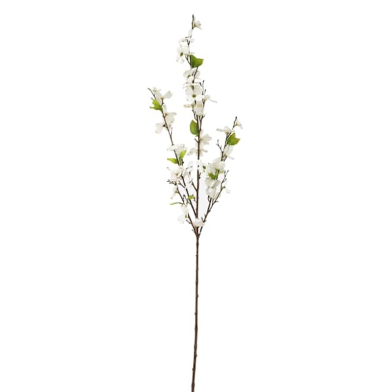 White Dogwood Floral Stem, 49″