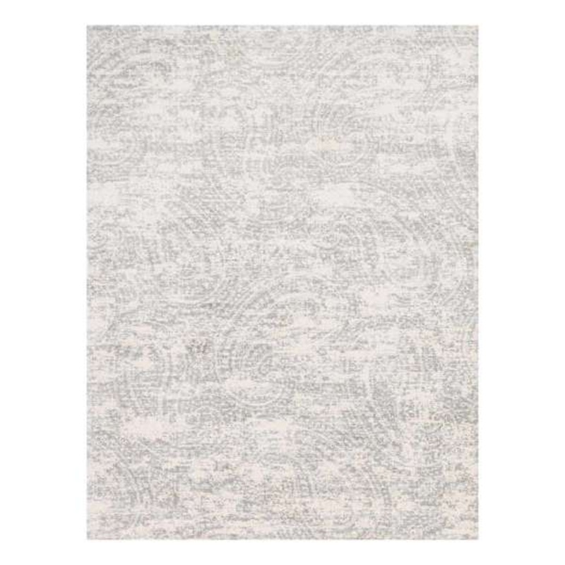 (A252) Willow Grey Microfiber Area Rug, 9×12