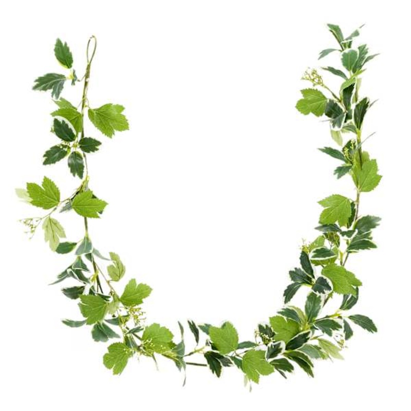 Mixed Leaves Garland, 72″