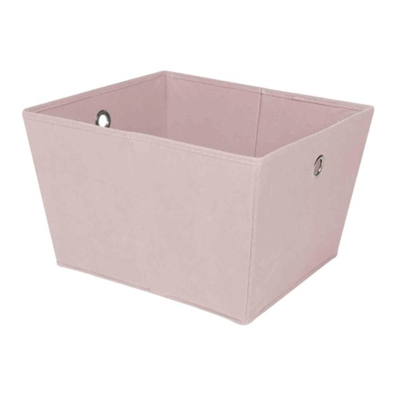 Pink Collapsible Tapered Storage Cube, Medium