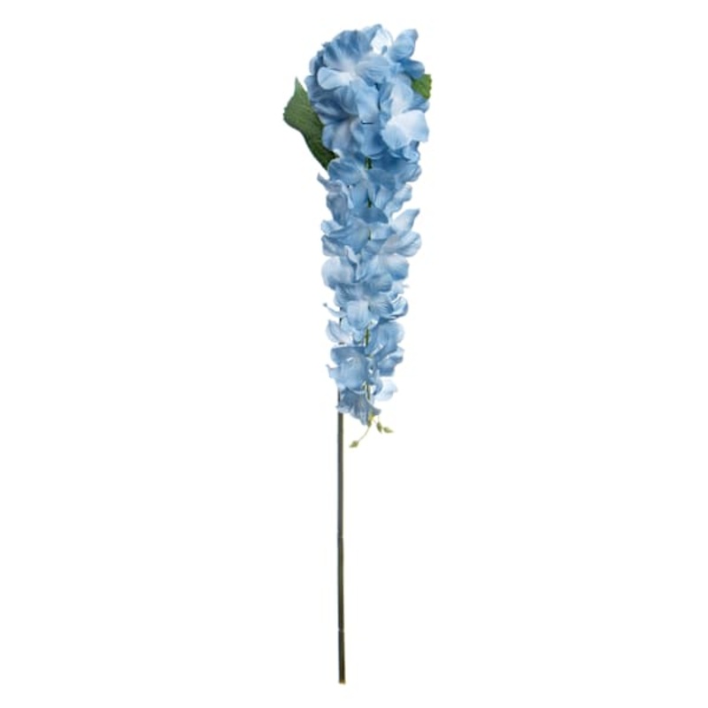 Blue Hanging Hydrangea Spray, 40″