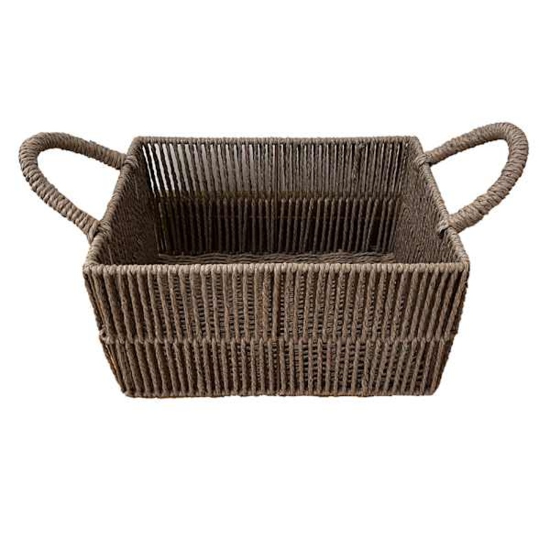 Brown Paper Storage Basket Large | At Home