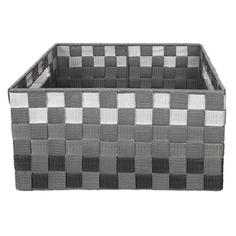 Grey Ombre Storage Basket, Medium