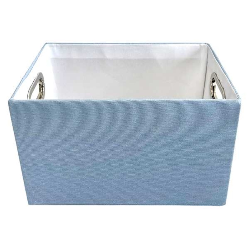 Tiny Dreamers Cerulean Fabric Storage Basket, Large