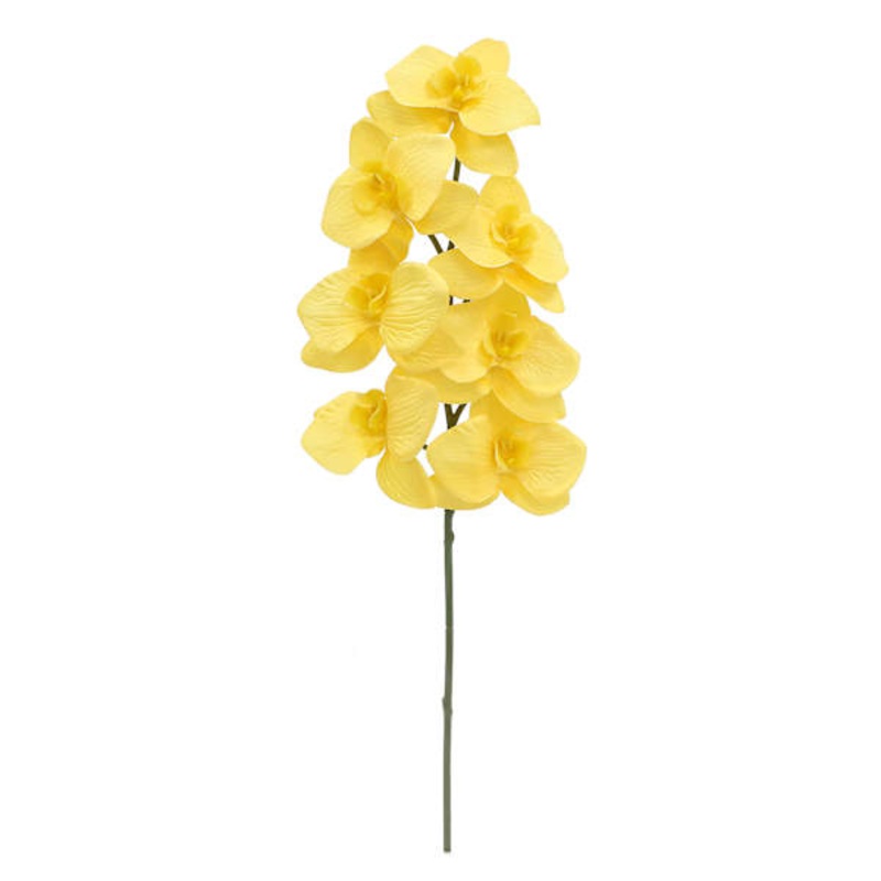 Yellow Orchid Stem, 25″