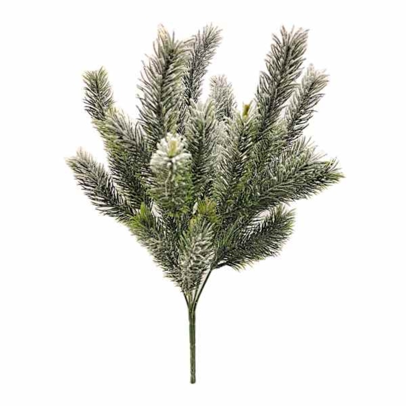 Green Forest Pine Bush 17″ | Natural Holiday Decor | At Home