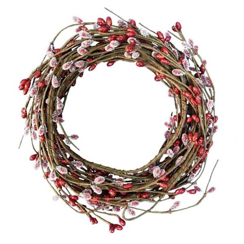 Red Pips Coiled Garland 5′ | Garlands | At Home