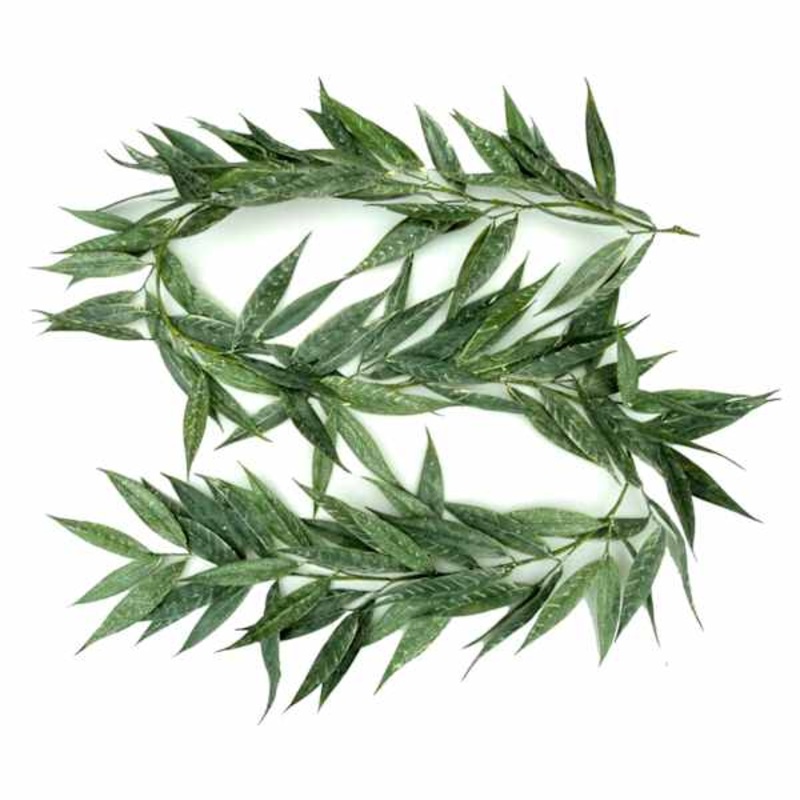 White Muddy Willow Garland, 6′